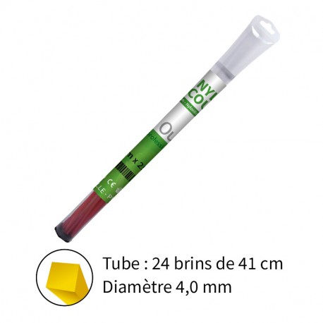 Fil nylon de coupe carré 4.0 mm pour débroussailleuses